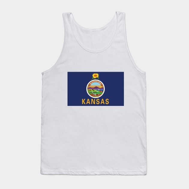 Kansas Tank Top by Wickedcartoons